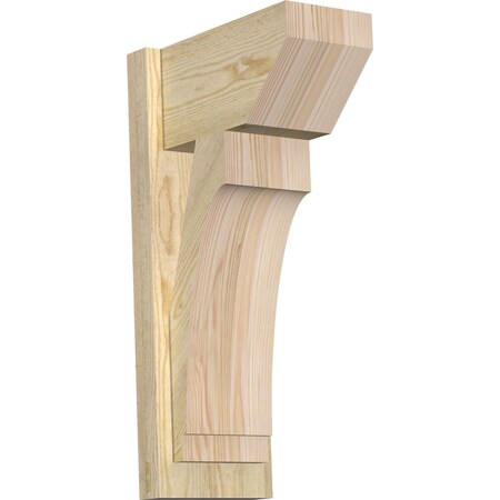 Ekena Millwork Imperial Slat Rough Sawn Outlooker, Douglas Fir, 8"W x 14"D x 26"H OUT08X14X26IMP06RDF